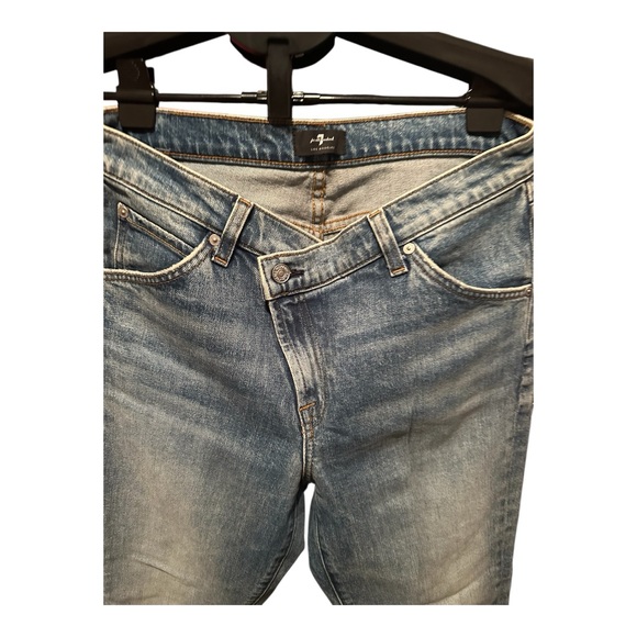 7 For All Mankind Dark Indigo Jeans - Picture 2 of 6